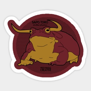 Sapo Toro Sticker